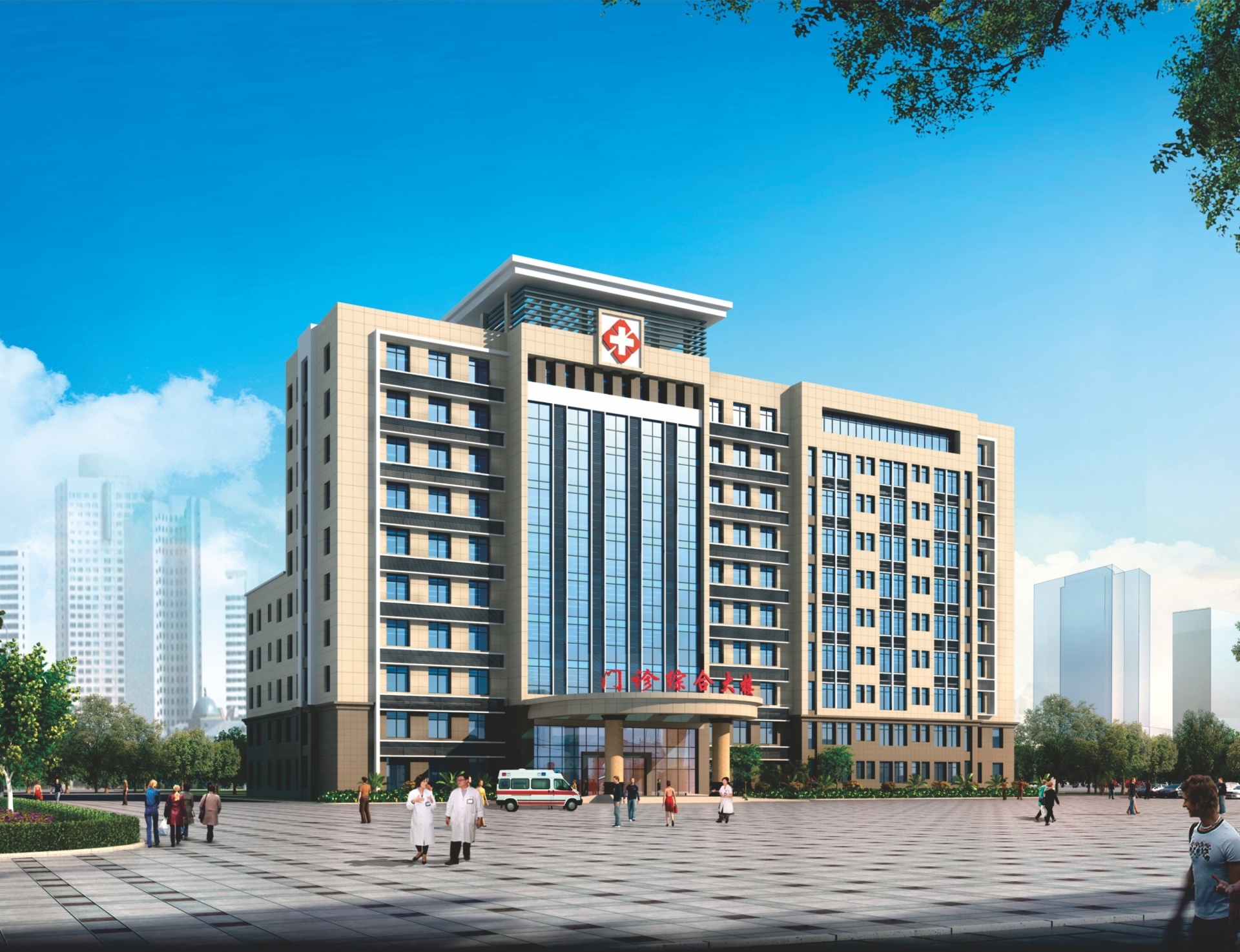 大余县中西医结合医院门诊综合大楼工程